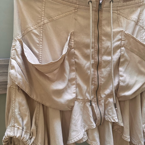 Free People Paxton Utility Skirt NWOT Size 10 - Picture 3 of 7